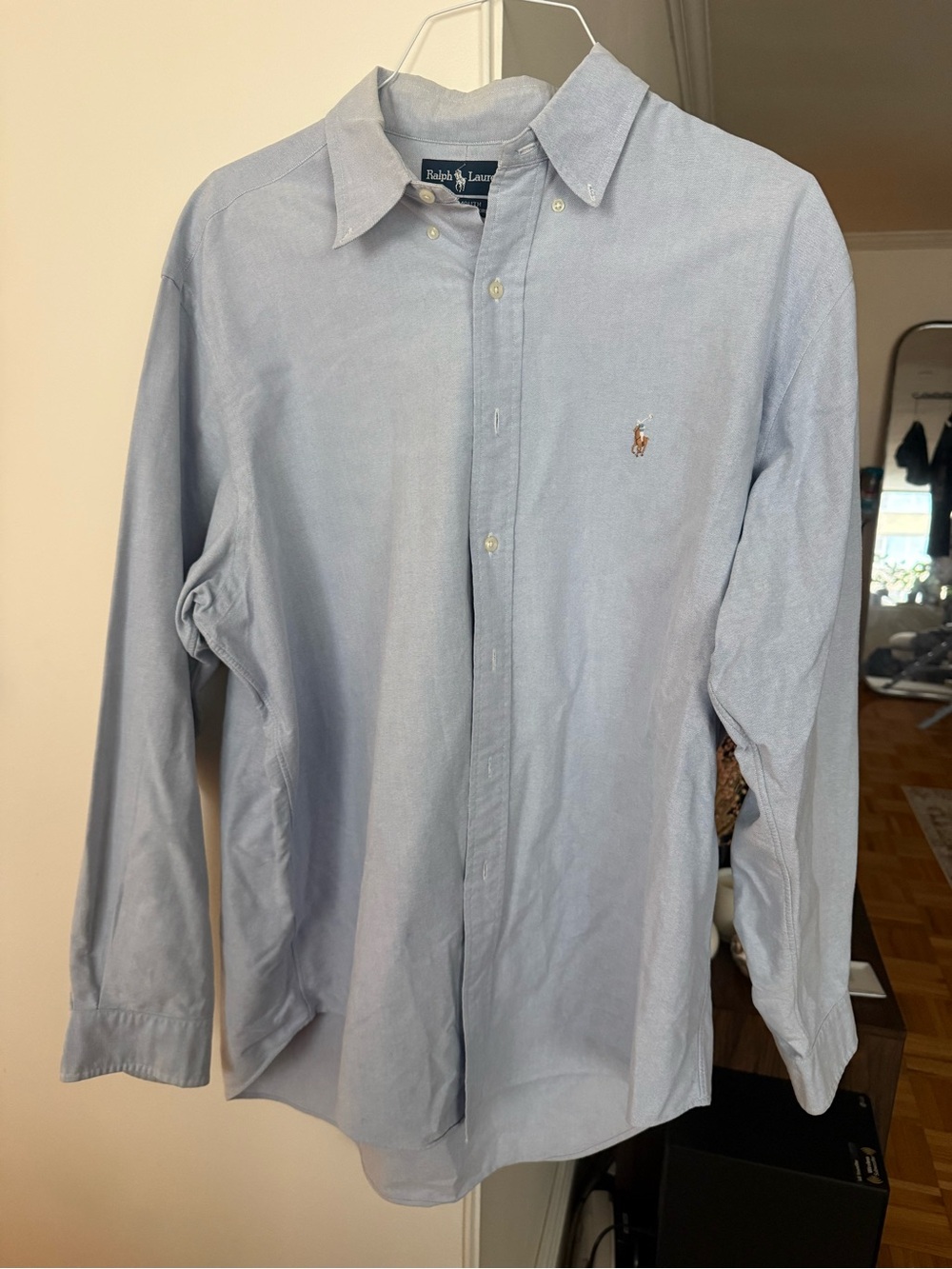 Ralph Lauren Light Blue Button-Down Oxford Shirt - Men's